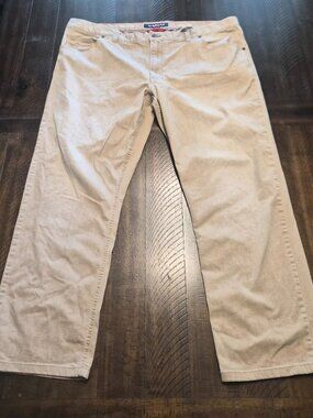 Alberto Modern Fit T400 Denim Jeans Men 42x30 Straight Stretch Beige G690